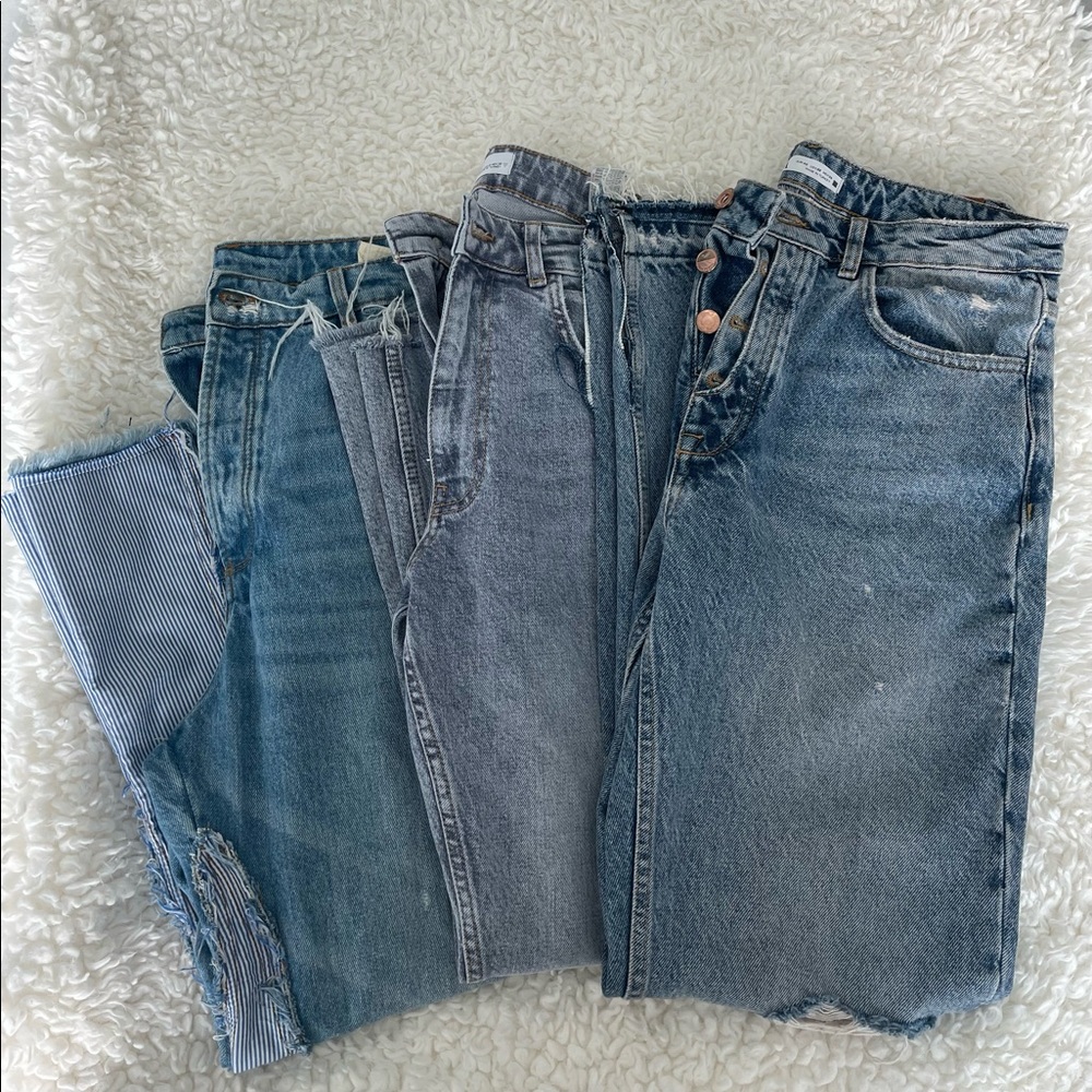 Bundle of 3 Zara Jeans